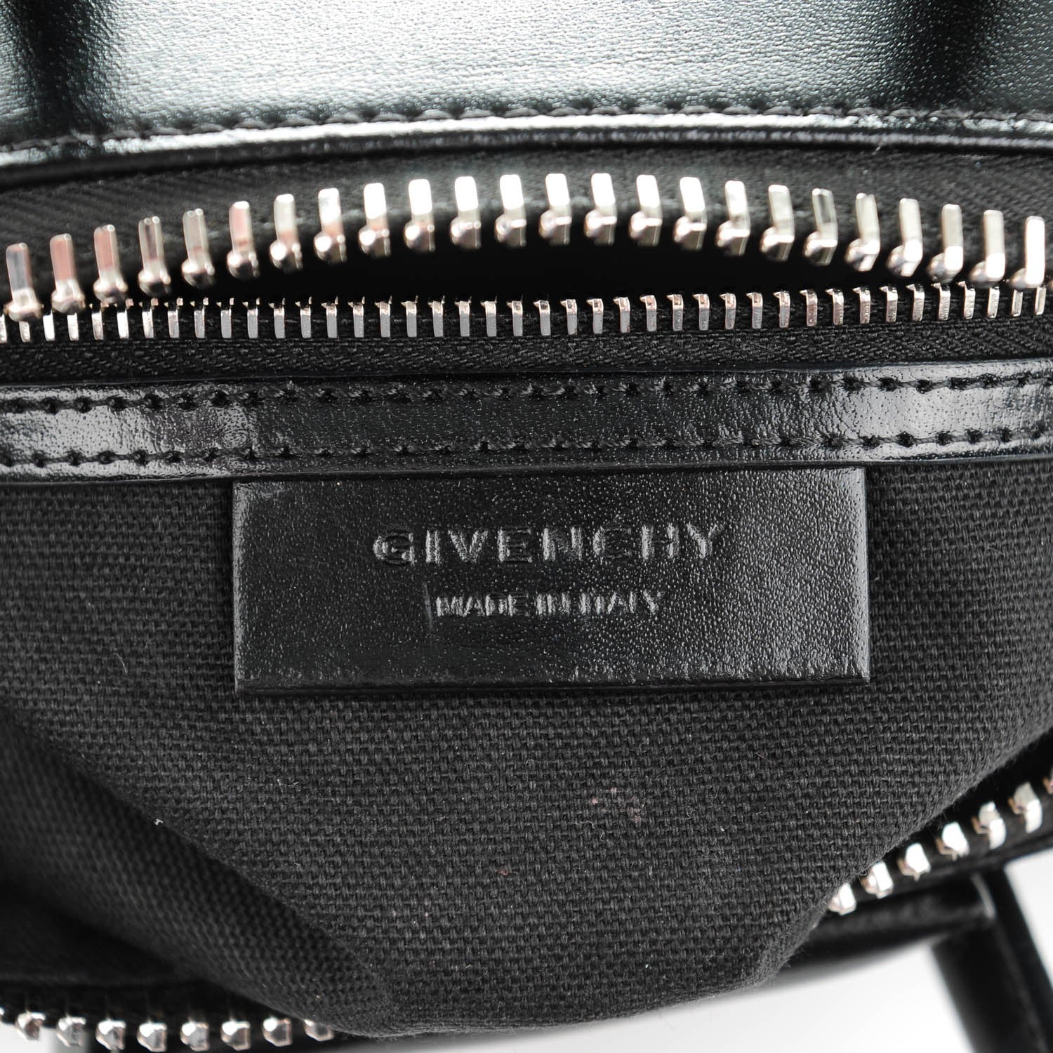 Givenchy Shiny Lord Calfskin Mini Antigona Black 6 of 7