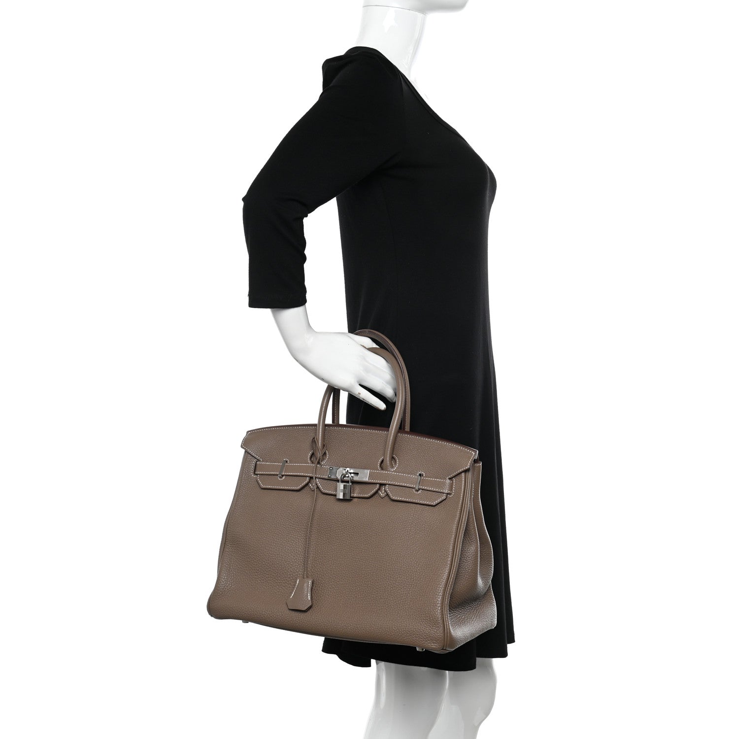Hermes Togo Birkin 35 Etoupe 2 of 10