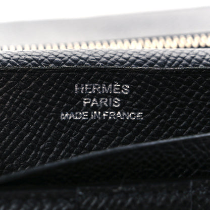 Hermes Epsom Tri-Fold Bearn Wallet Black 6 of 11