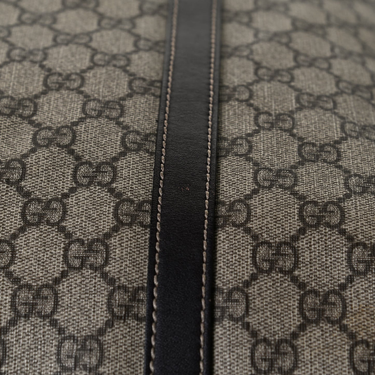GG Plus Monogram Joy Vertical Tote Dark Brown