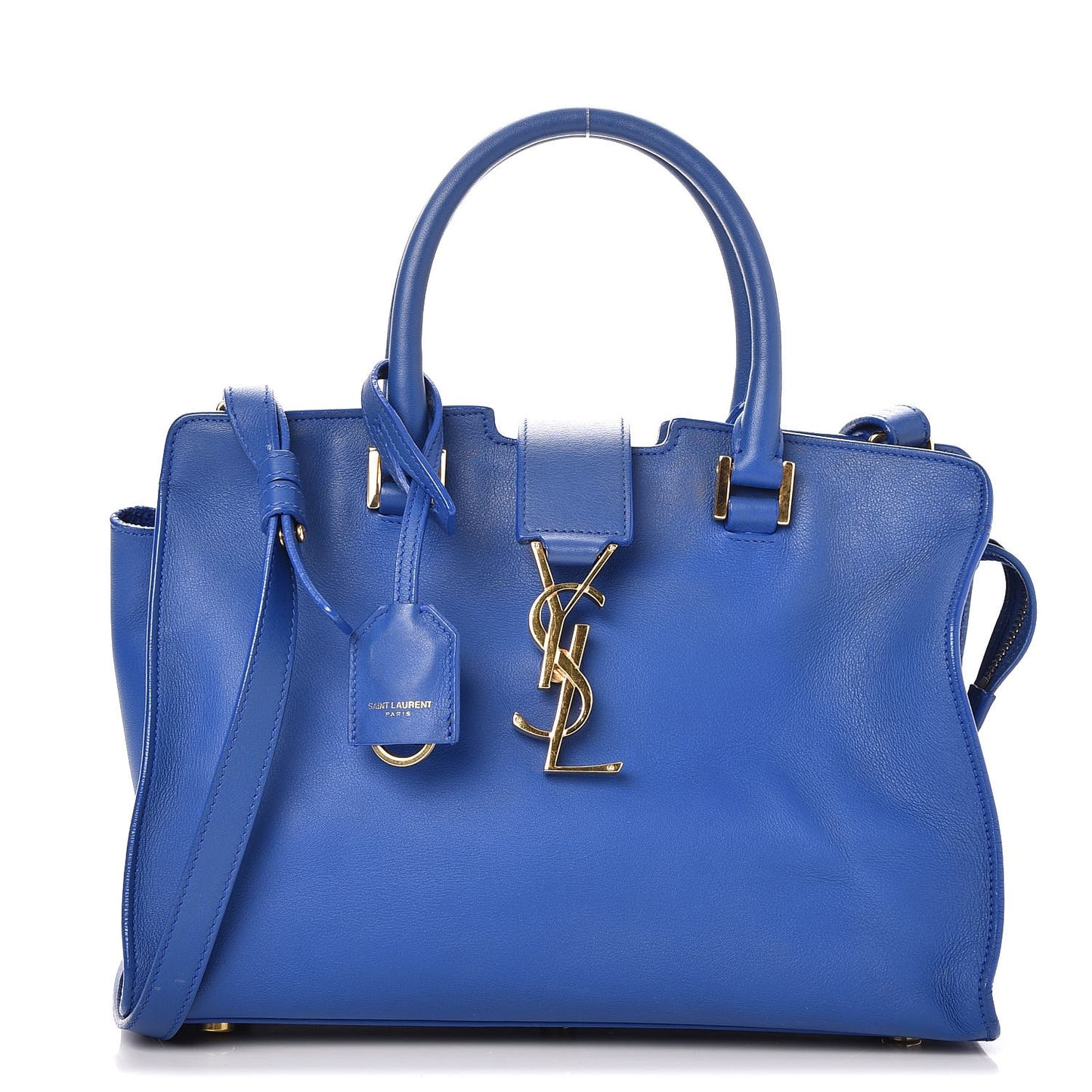 Calfskin Monogram Baby Cabas Blue Majorelle