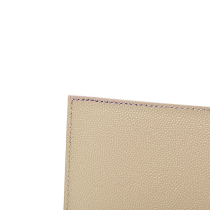 Saint Laurent Grain De Poudre Classic Monogram Cassandre Clutch Nude Powder 14 of 14