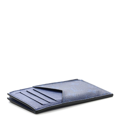 Louis Vuitton Monogram Taiga Coin Card Holder Cobalt 4 of 10