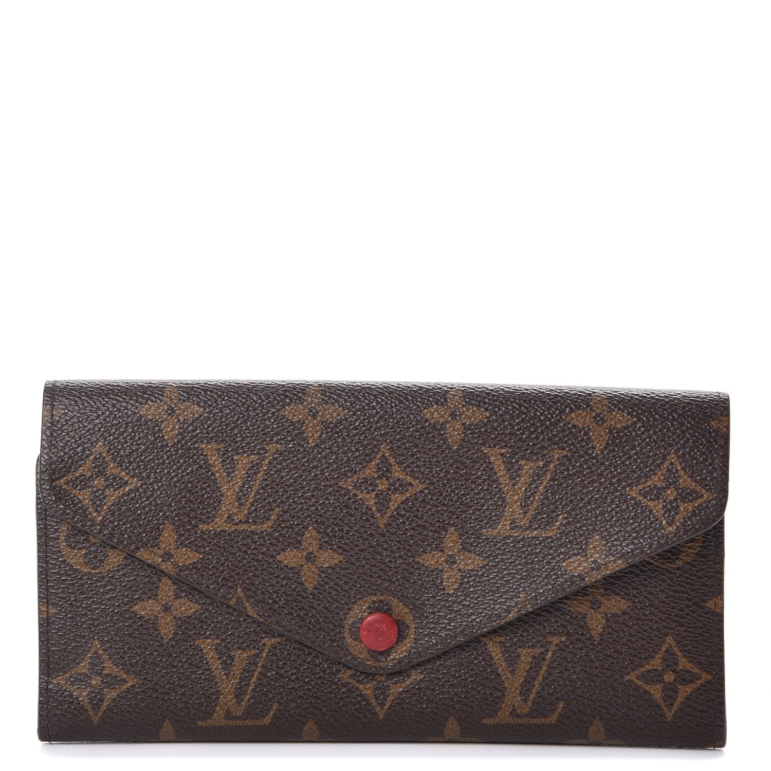 Louis Vuitton Monogram Josephine Wallet Red 1 of 9