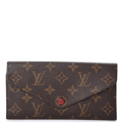 Louis Vuitton Monogram Josephine Wallet Red 1 of 9