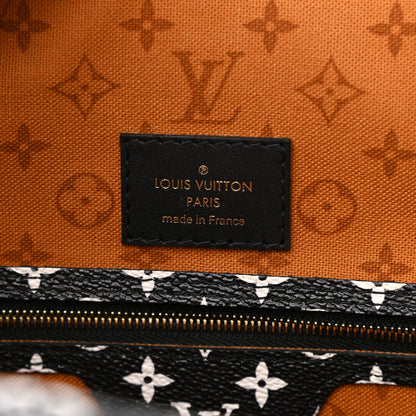 Louis Vuitton Monogram Giant Crafty Neverfull MM Creme Caramel 6 of 15