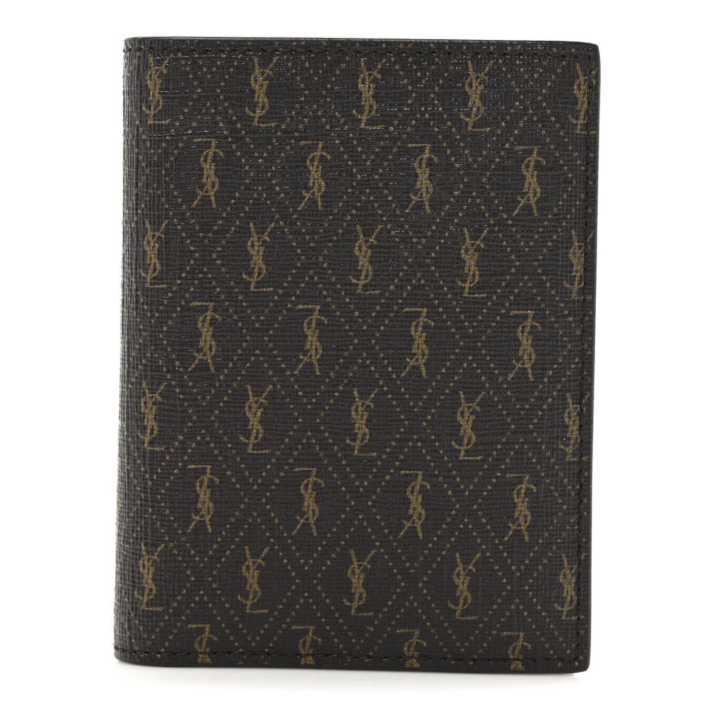 Classic Toile Monogram Bi-Fold Wallet Brown