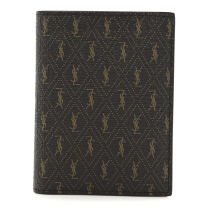 Saint Laurent Classic Toile Monogram Bi-Fold Wallet Brown 1 of 8