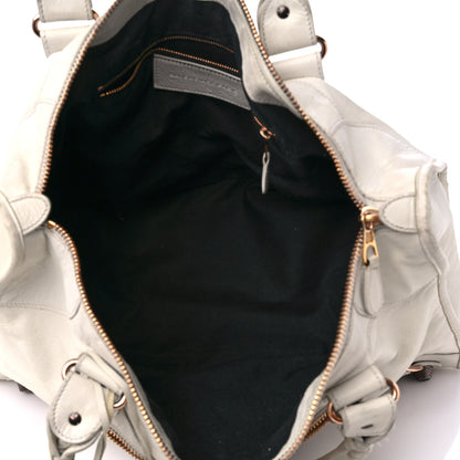 Balenciaga Agneau Giant 21 Rose Gold Hardware Work White Light 5 of 17