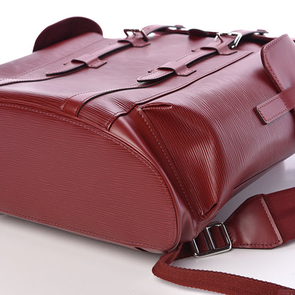 Louis Vuitton Epi Christopher Backpack PM Pomodoro 9 of 13