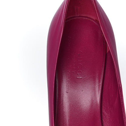 Gucci Malaga Kid Kristen Bamboo Pumps 37.5 Bright Bougainville 17 of 24