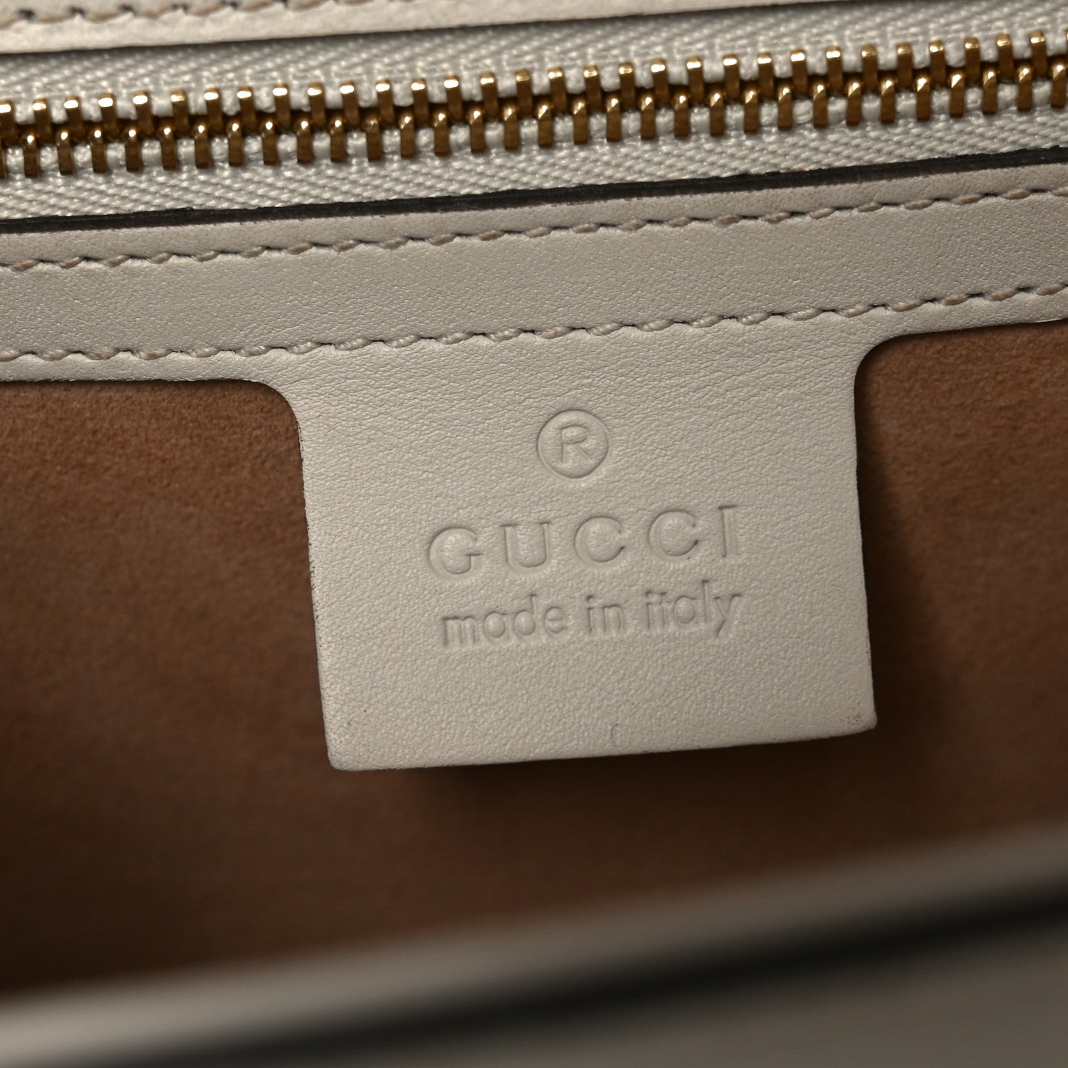 Gucci Calfskin Small Sylvie Shoulder Bag Off White 6 of 10