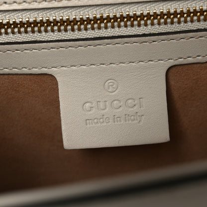 Gucci Calfskin Small Sylvie Shoulder Bag Off White 6 of 10