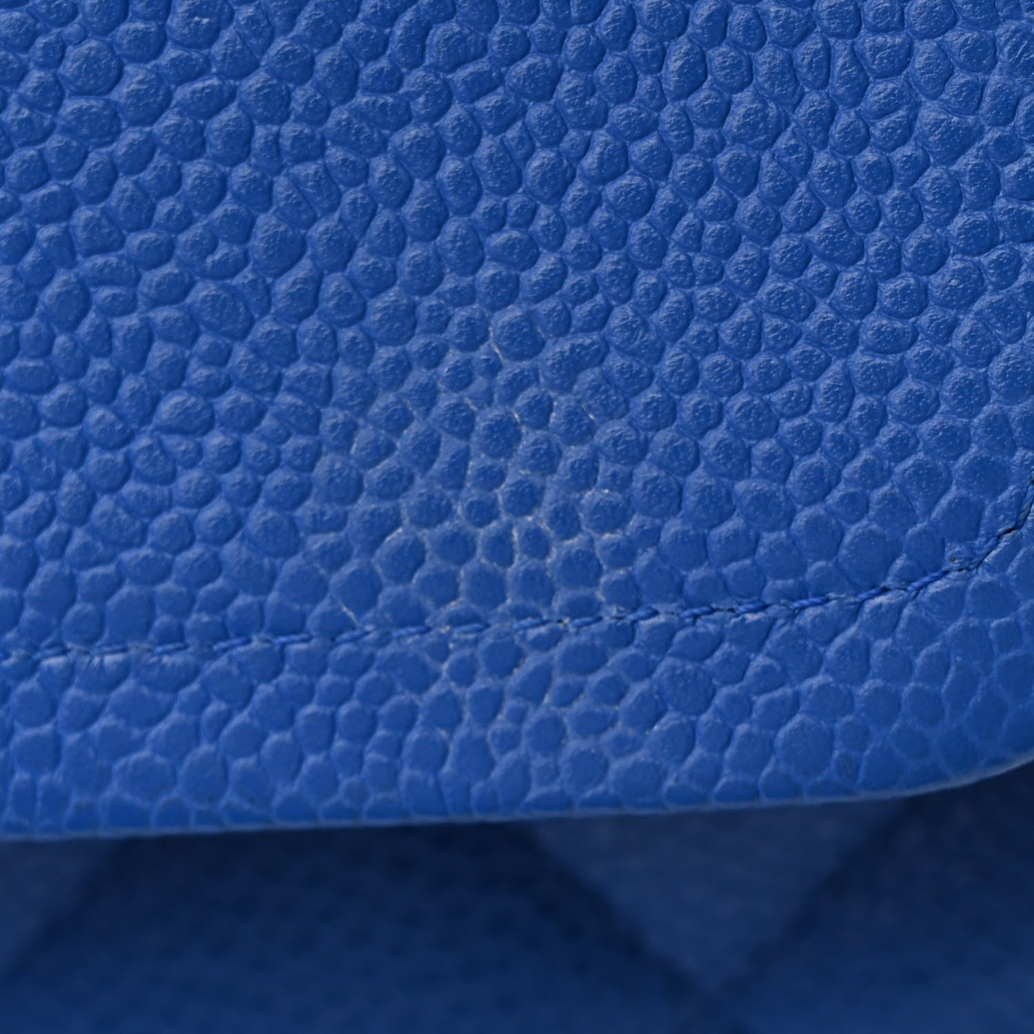 Chanel Caviar Quilted Jumbo Double Flap Blue 13 of 13