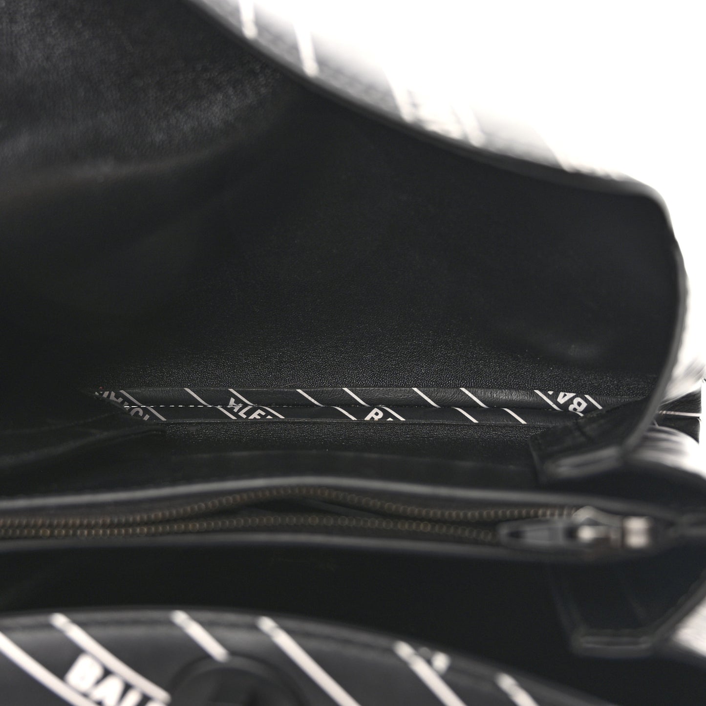 Calfskin All Over Logo Flap S Bag Black