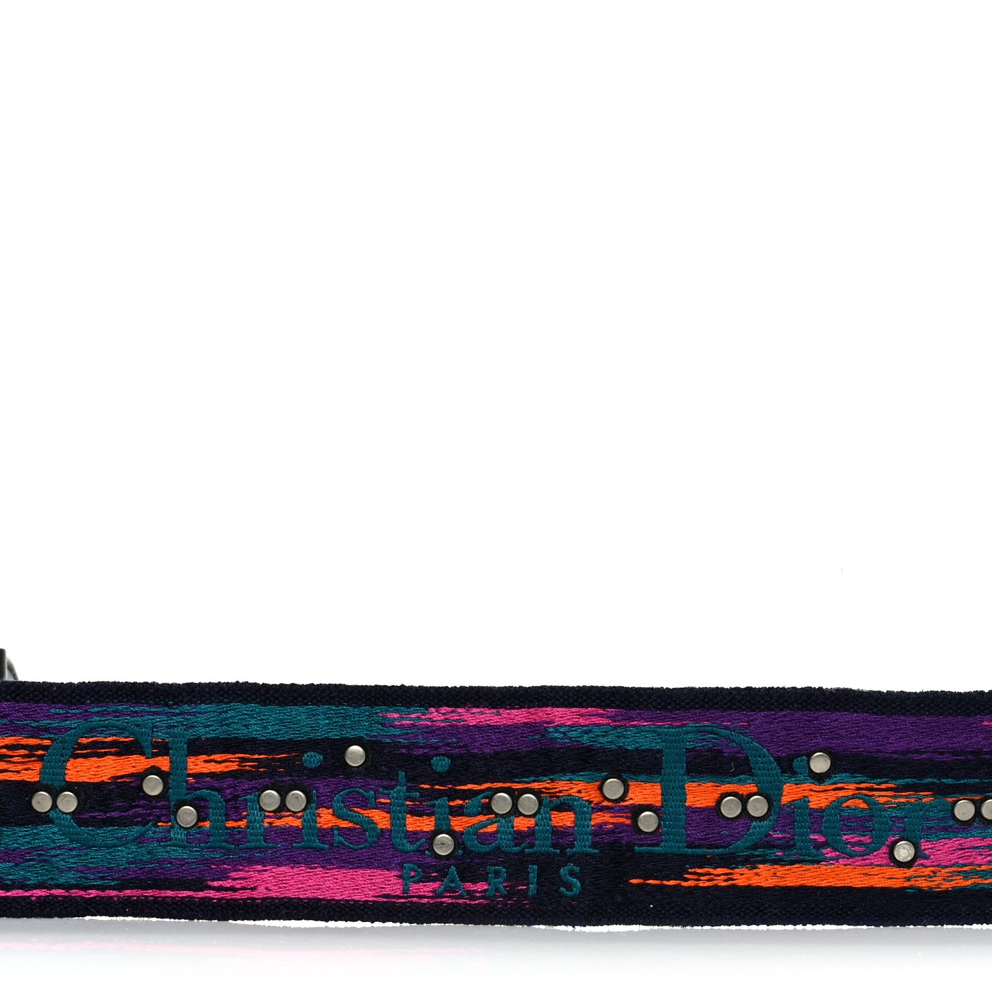 Canvas Embroidered Studded Mexico Shoulder Strap Multicolor