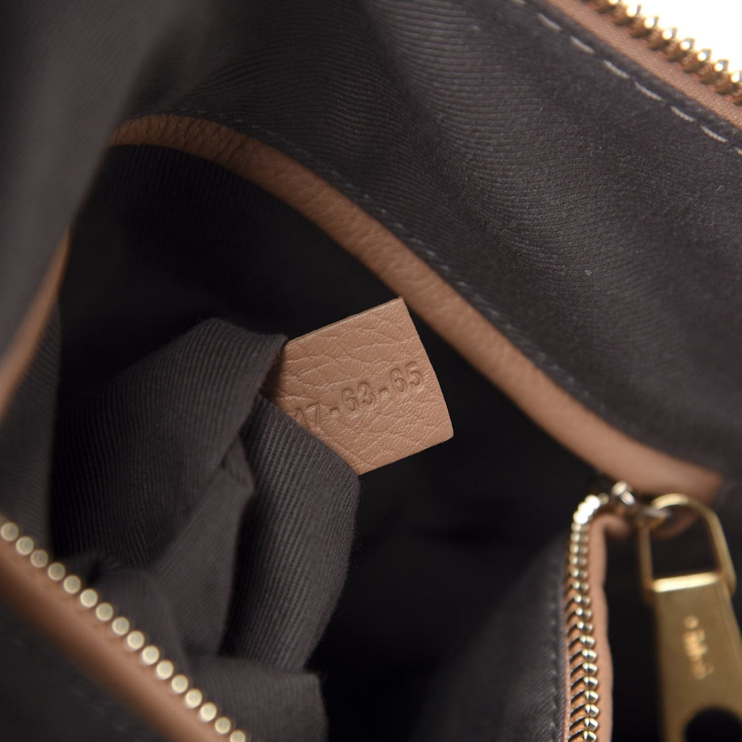 Calfskin Medium Marcie Satchel Tan