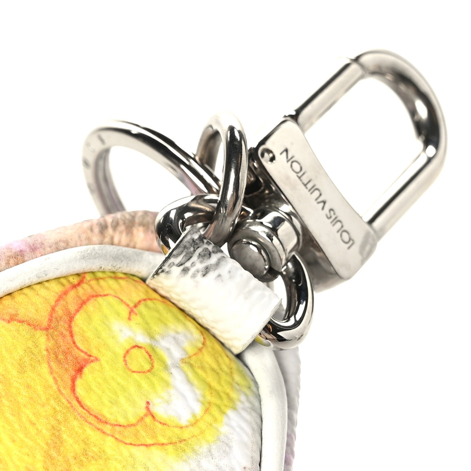 Louis Vuitton Monogram Watercolor Mini Keepall Bag Charm Key Holder Multicolor 8 of 8