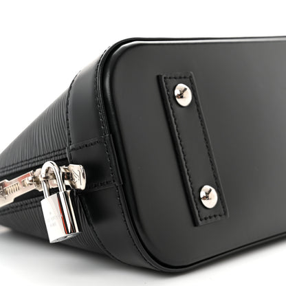 Louis Vuitton Epi Alma BB Black 8 of 10