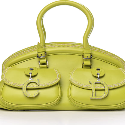 Christian Dior Calfskin Medium Detective Satchel Green 13 of 13