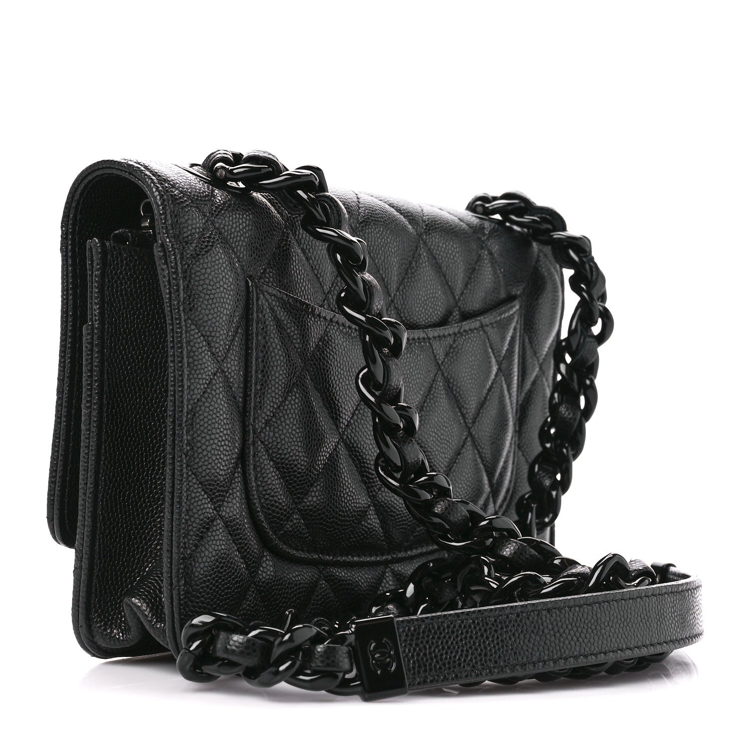 Chanel Caviar Quilted My Everything Wallet On Chain WOC Black 3 of 12
