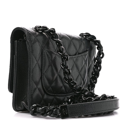 Chanel Caviar Quilted My Everything Wallet On Chain WOC Black 3 of 12