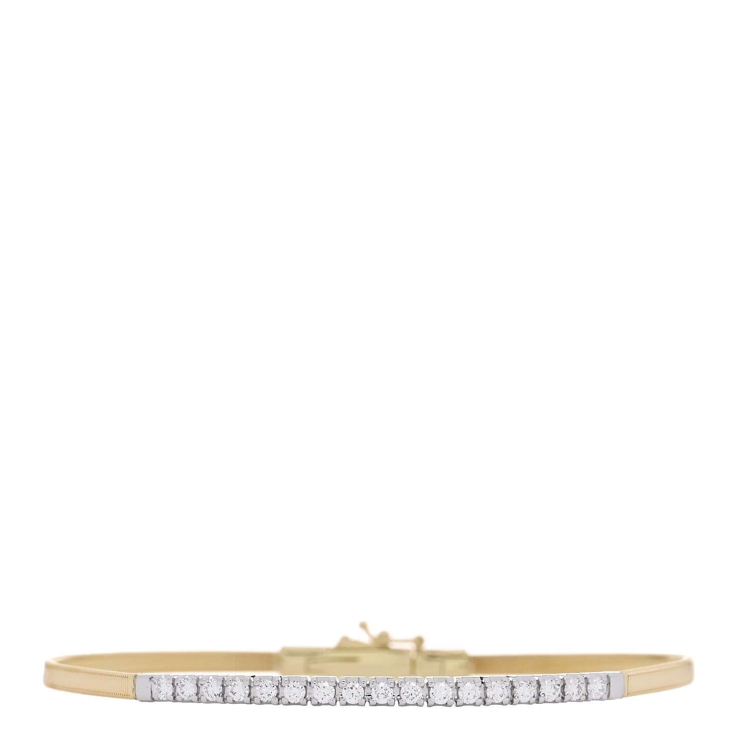 Marco Bicego 18K Yellow White Gold Diamond Masai Bracelet 1 of 4