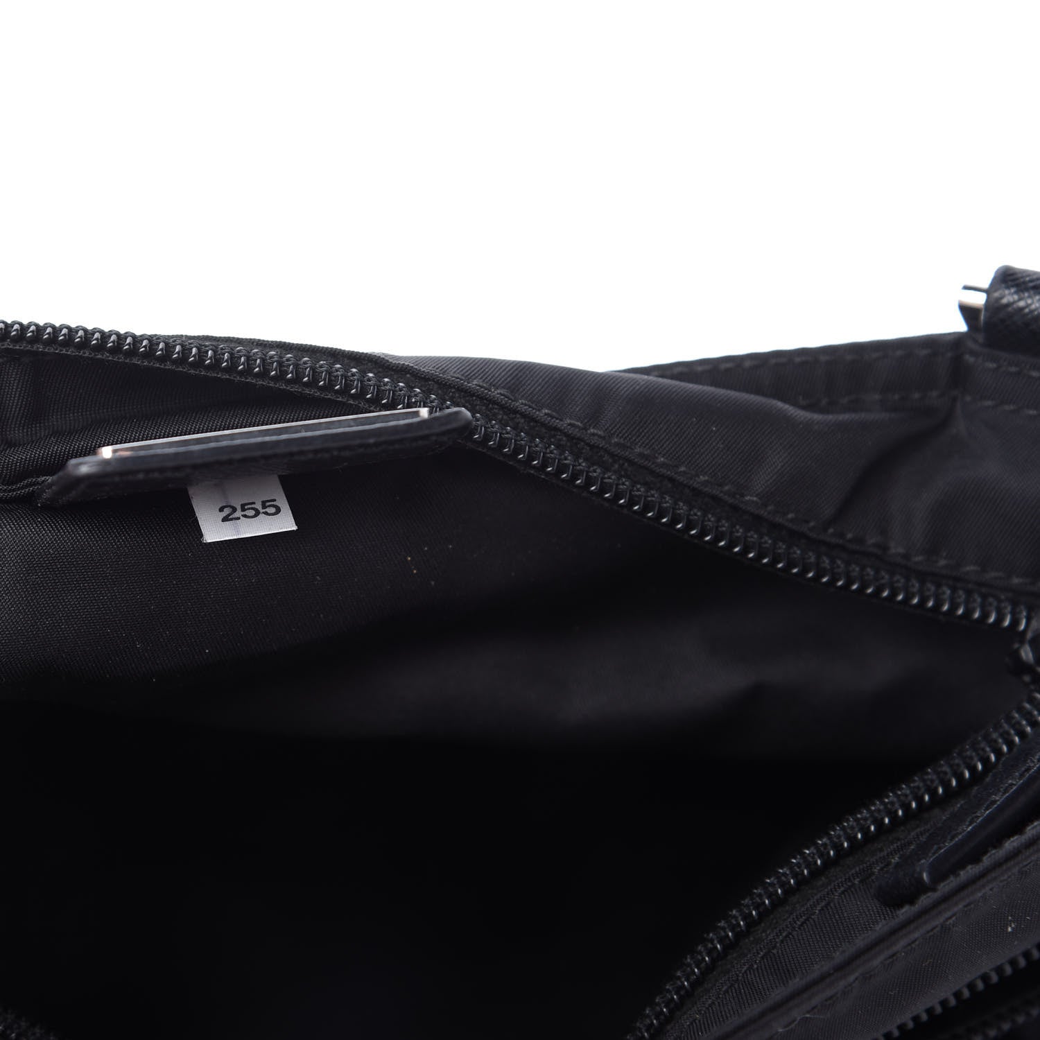 Prada Nylon Flat Messenger Bag Black 9 of 10