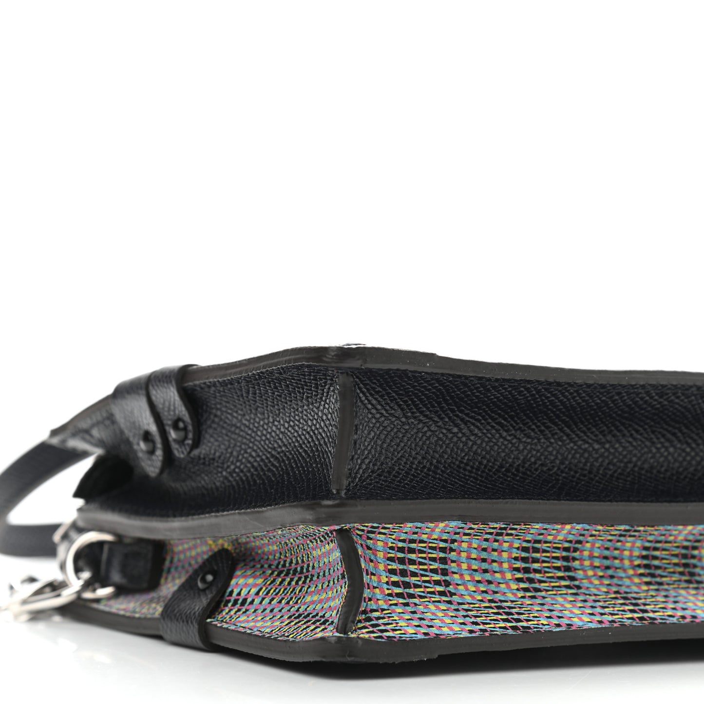 Calfskin Monogram LV Pop Trunk Clutch Blue
