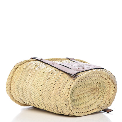 Loewe Raffia Basket Tote Bag Natural Tan 4 of 9