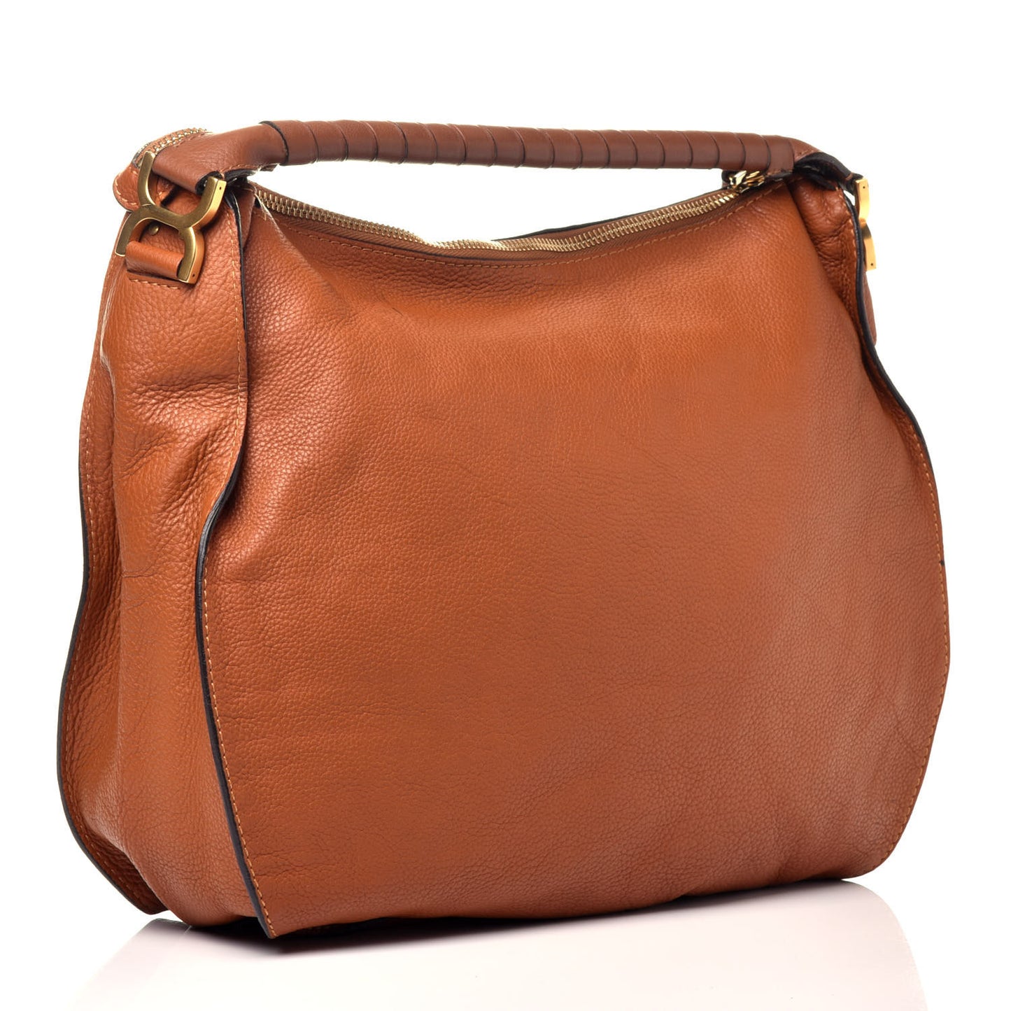 Calfskin Large Marcie Hobo Tan