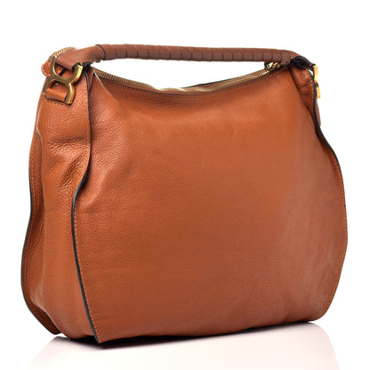 Chloe Calfskin Large Marcie Hobo Tan 3 of 9