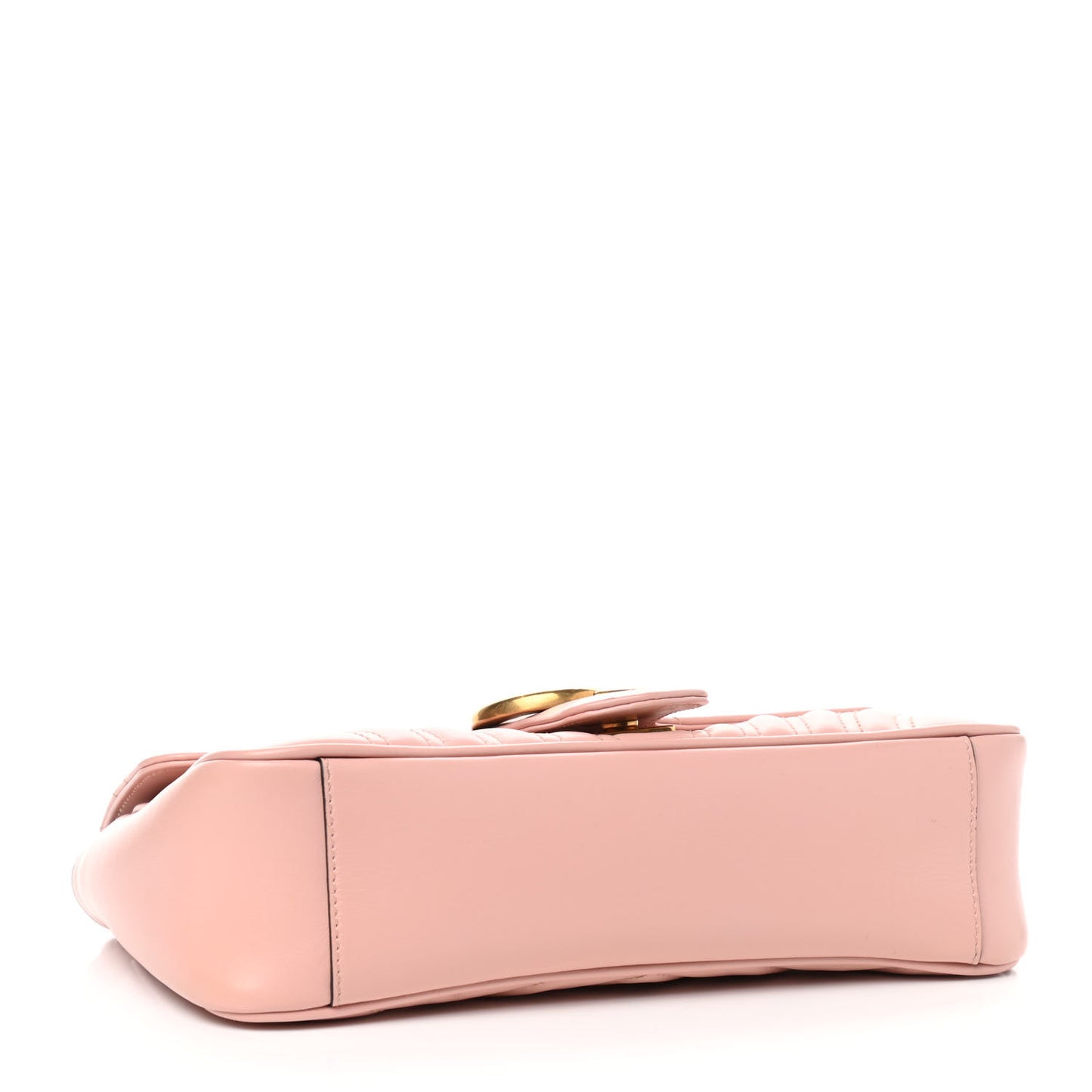 Calfskin Matelasse Small GG Marmont Shoulder Bag Perfect Pink