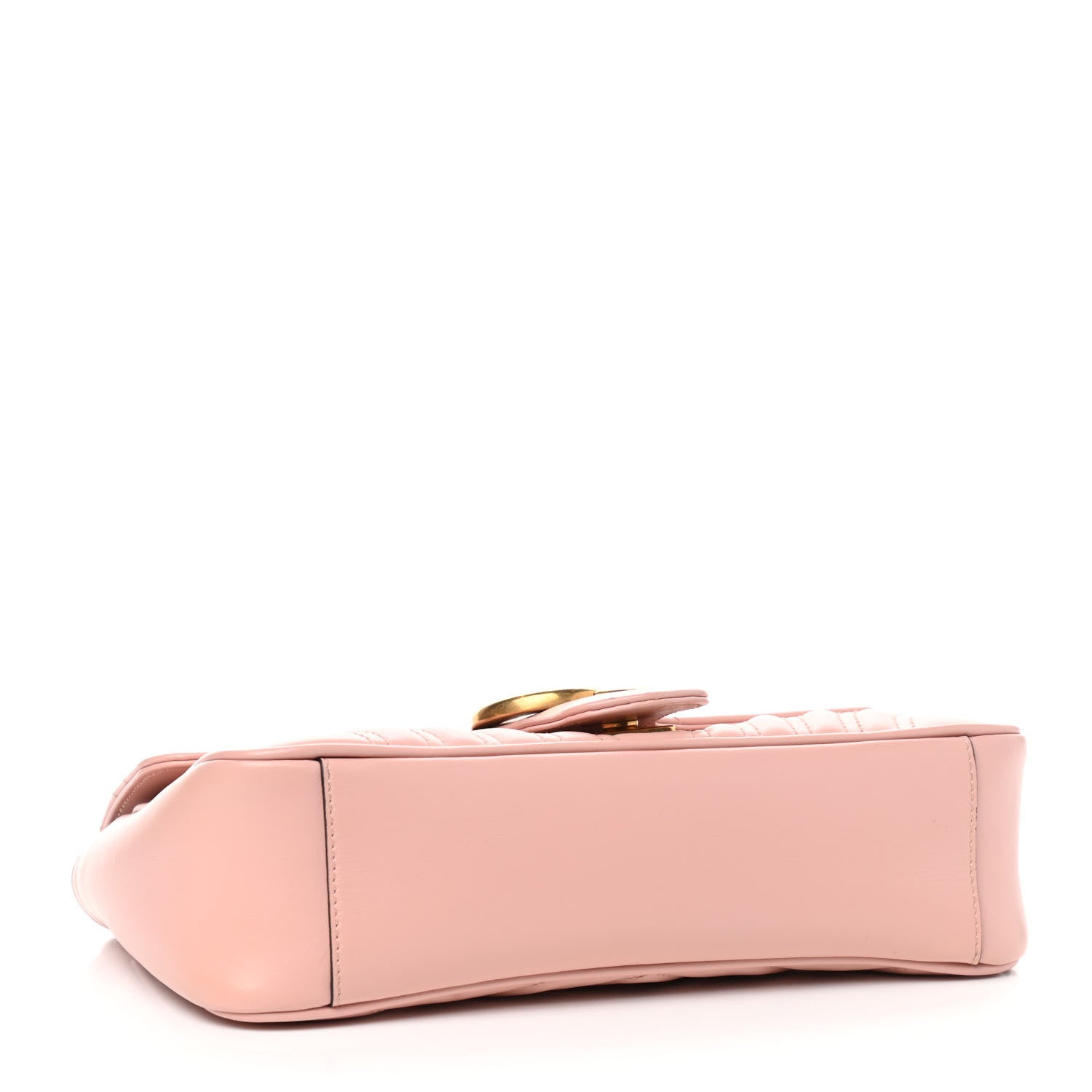 Gucci Calfskin Matelasse Small GG Marmont Shoulder Bag Perfect Pink 4 of 9