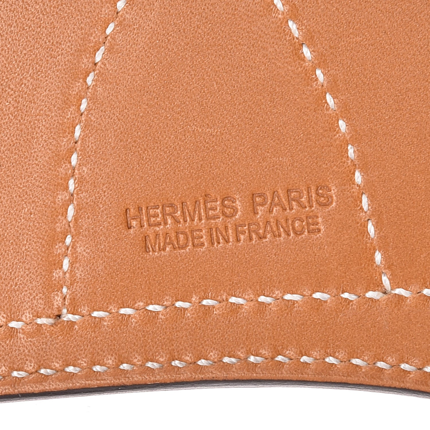Hermes Swift Paddock Cap Bag Charm Rouge H Craie Sable 3 of 4