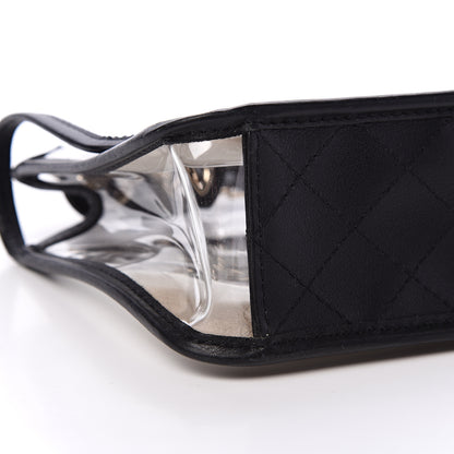 Chanel Lambskin PVC Medium Coco Sand Flap Black 8 of 10
