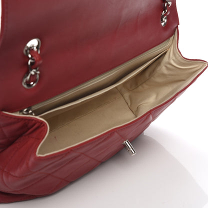 Chanel Calfskin Quilted In the Business Flap Dark Red 5 of 7