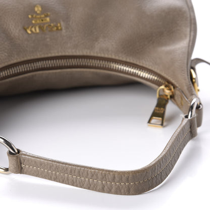 Prada Vitello Daino Hobo Argilla 16 of 17