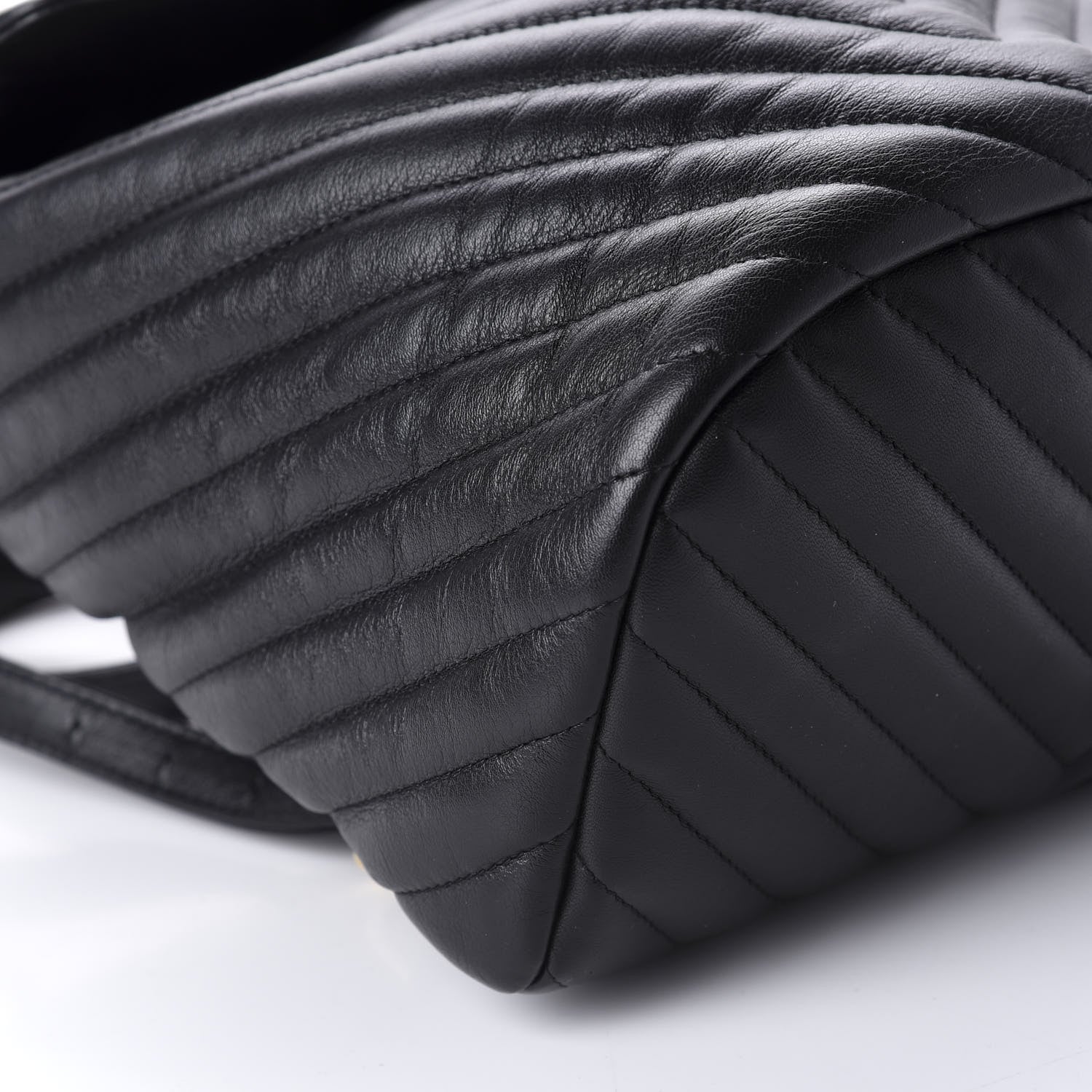 Chanel Calfskin Chevron Quilted Small Urban Spirit Backpack Black 5 of 11