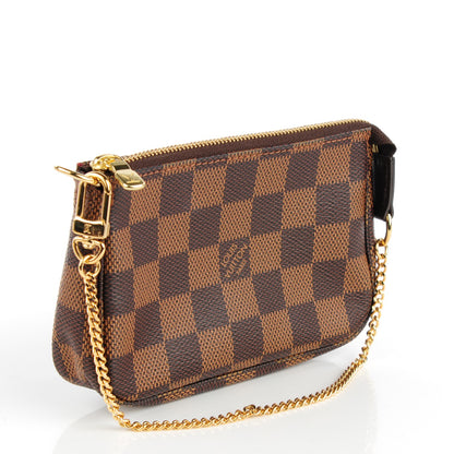 Louis Vuitton Damier Ebene Mini Pochette Accessories 3 of 7