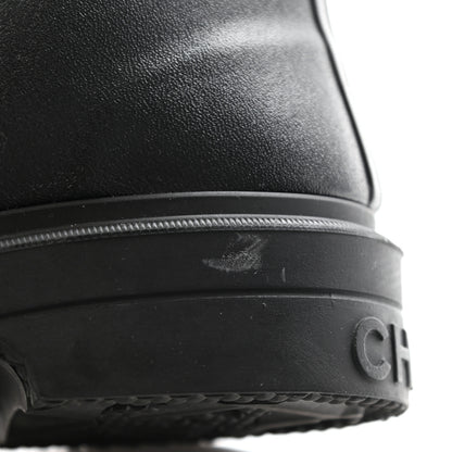 Chanel Caoutchouk CC High Boots 37 Black 10 of 10