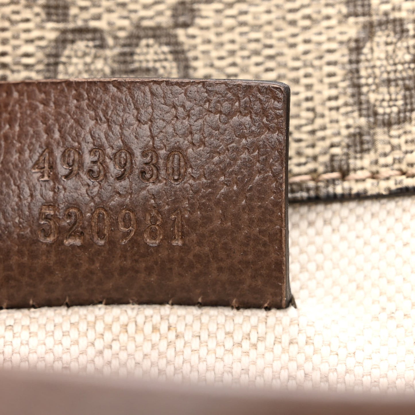 GG Supreme Monogram Neo Vintage Web Belt Bag Brown