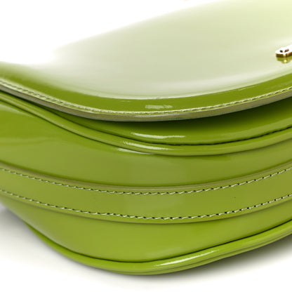 Burberry Patent Small Leigh Crossbody Bag Lemon Green 10 of 17