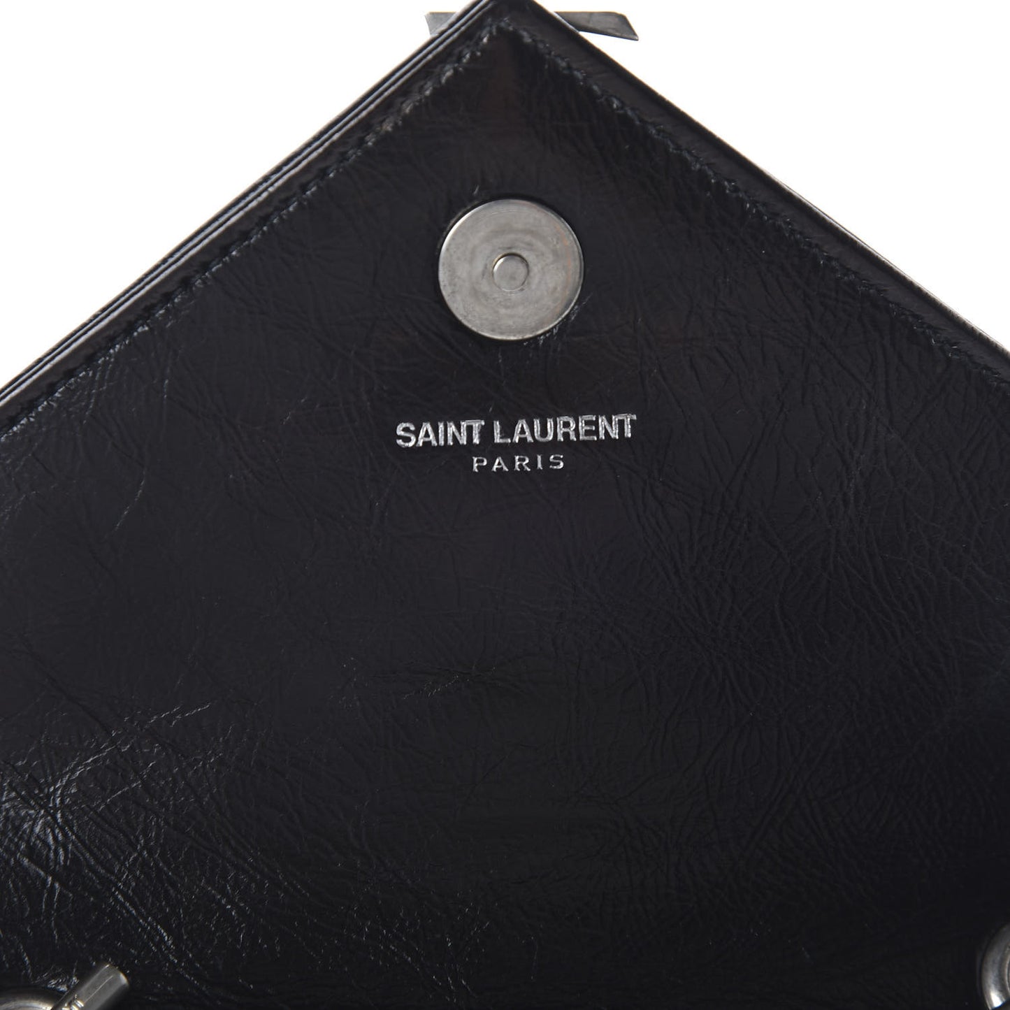 Calfskin Matelasse Monogram Classic Baby Punk Chain Bag Black