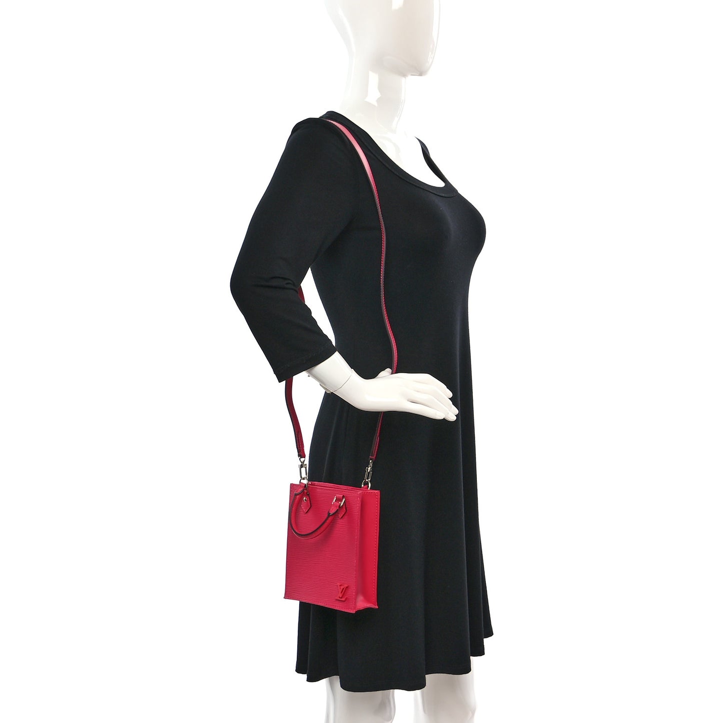 Epi Petit Sac Plat Rose Pondicherry