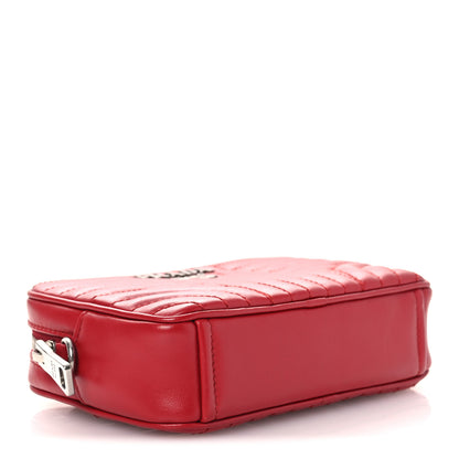 Prada Soft Calfskin Diagramme Camera Bag Rosso 4 of 10