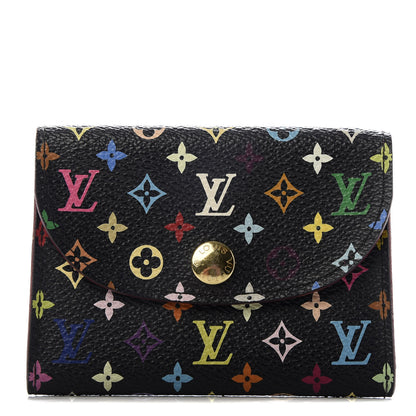 Louis Vuitton Monogram Multicolor Business Card Holder Black Grenade 1 of 8