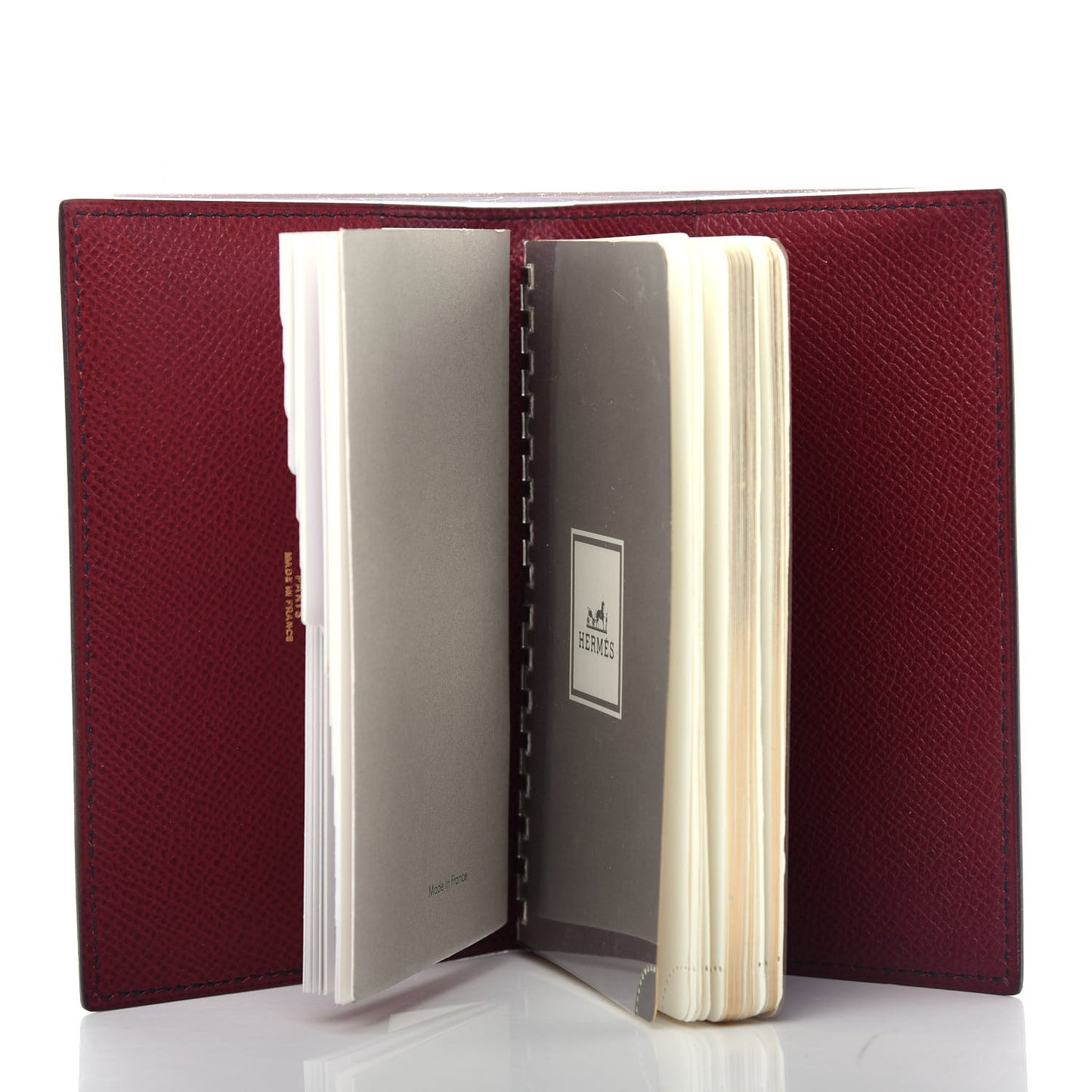Courchevel Globe Trotter PM Agenda Cover Black Rouge Vif