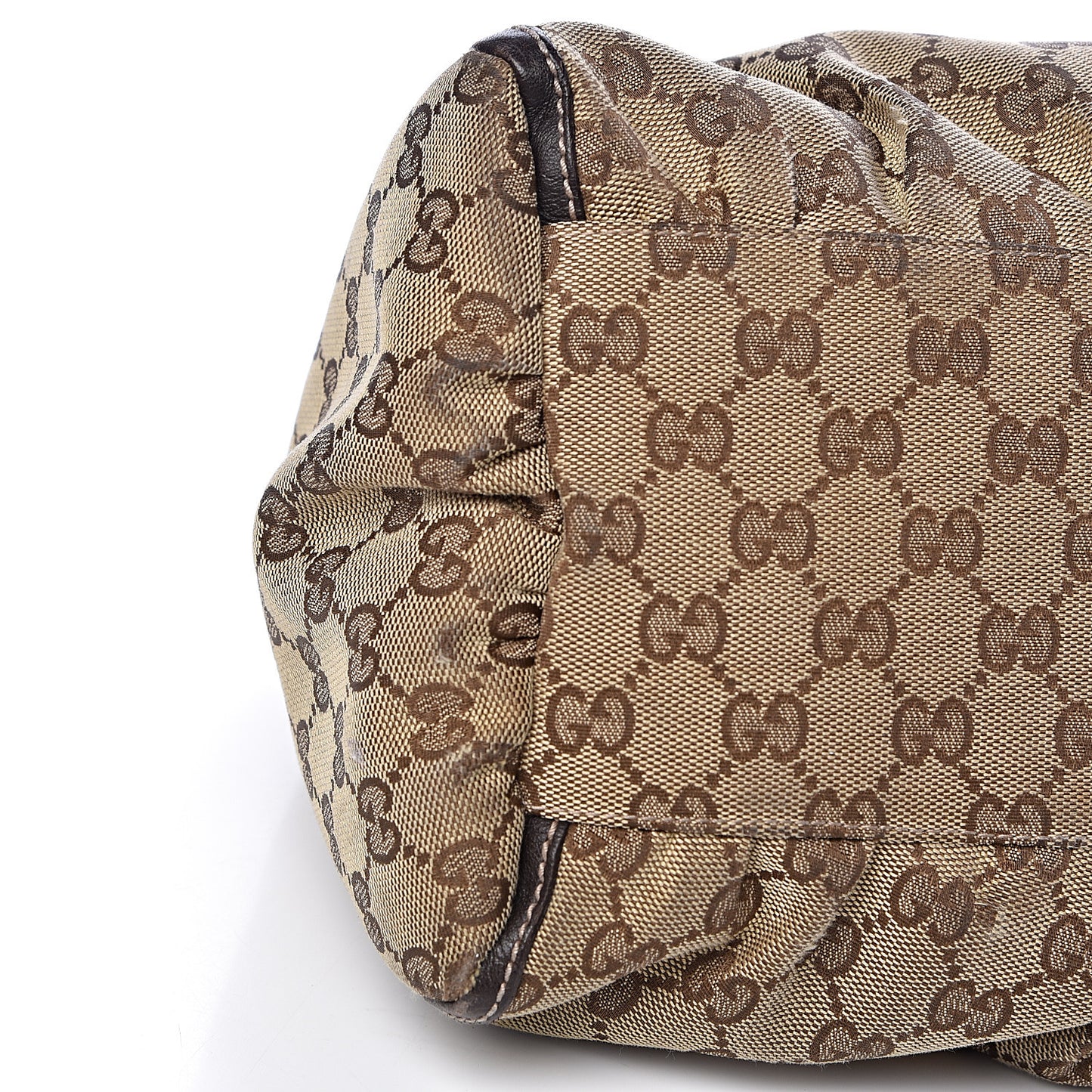 Monogram Large D Gold Hobo Dark Brown