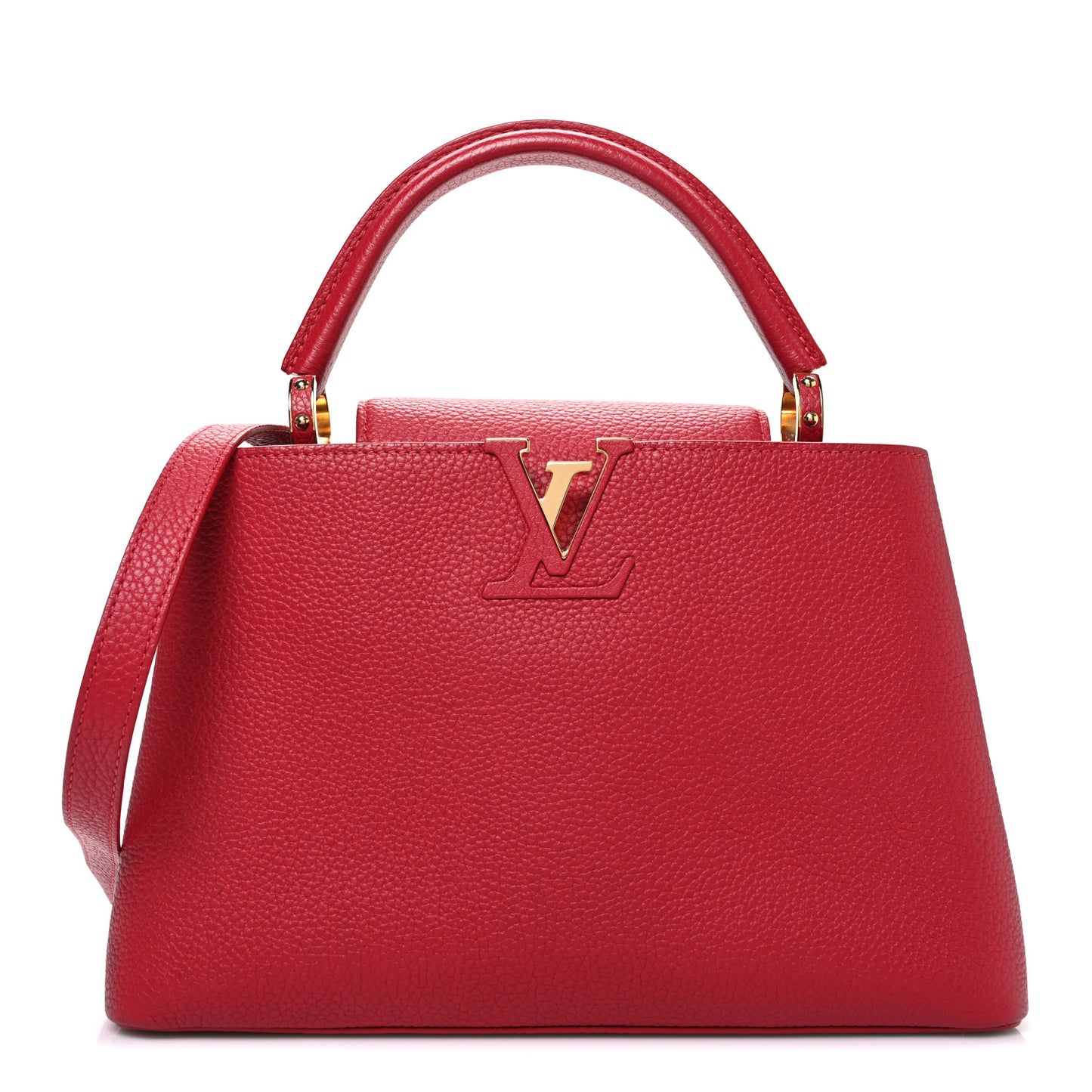 Taurillon Capucines PM Rubis